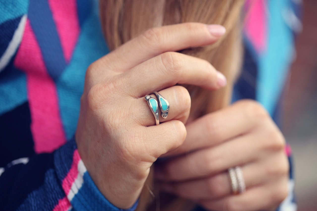 Hilary Kennedy blog turquoise and silver ring