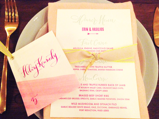 Letterpress Wedding Menus-Hilary Kennedy