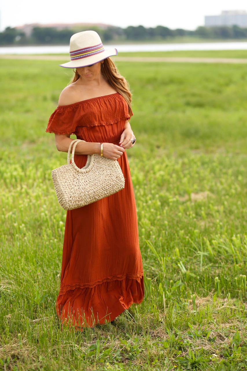 Sundress And Summer Hat 