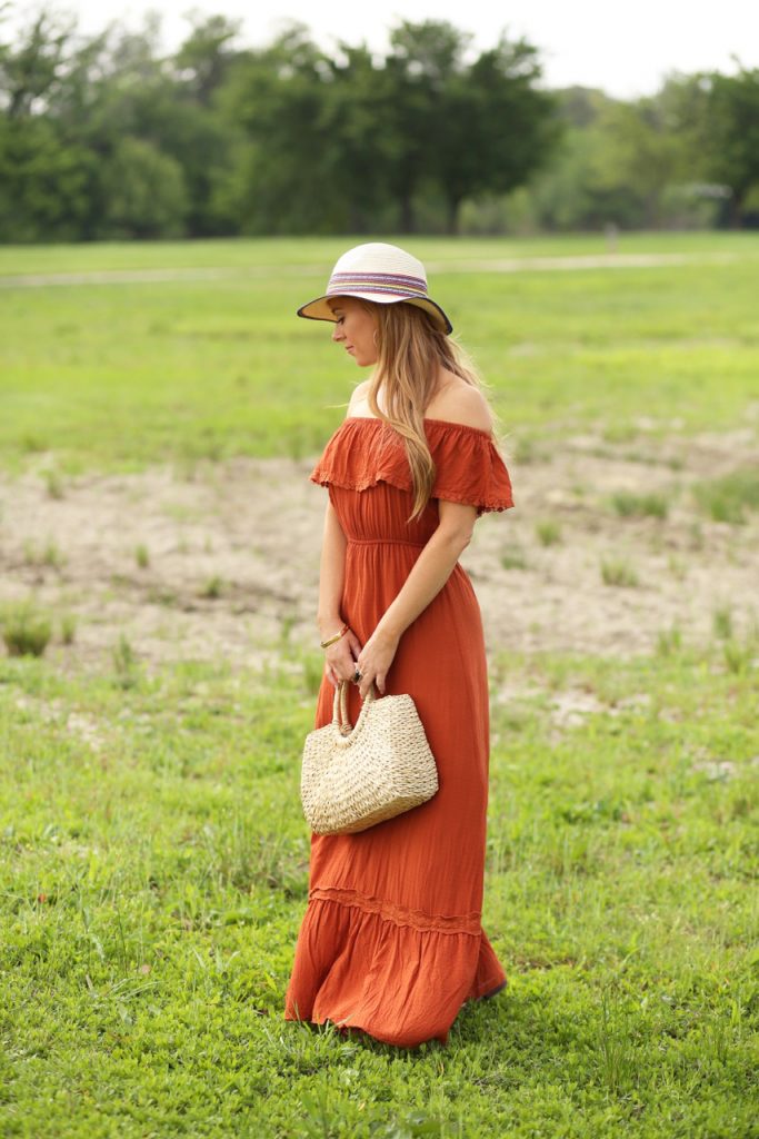 Hilary Kennedy Blog // Brooklyn Hat Company Coachella Trim hat & Summer Dress