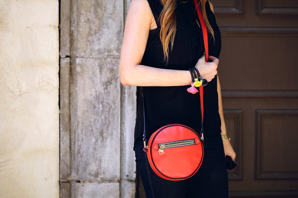 Hilary Kennedy Blog // Dolce Vita Lottie Crossbody Bag in Red