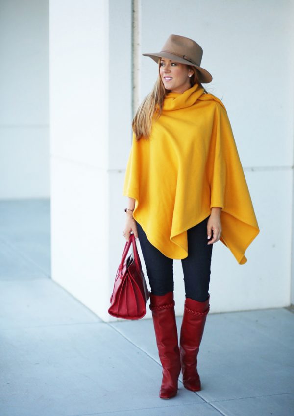 How to Style a Poncho for Fall