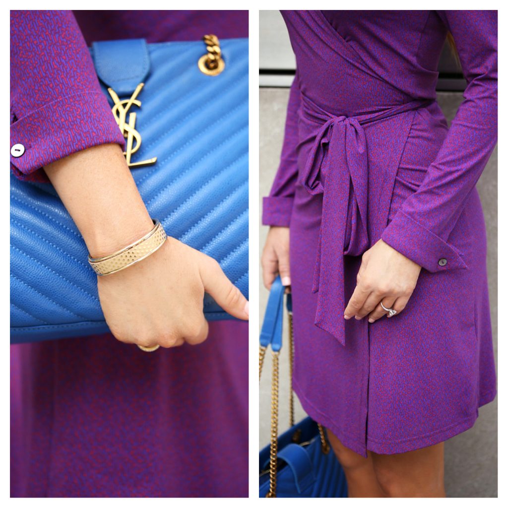 Hilary Kennedy Blog: // Ellie Kai Wrap Dress + Ellie Kai Cuff Bracelet