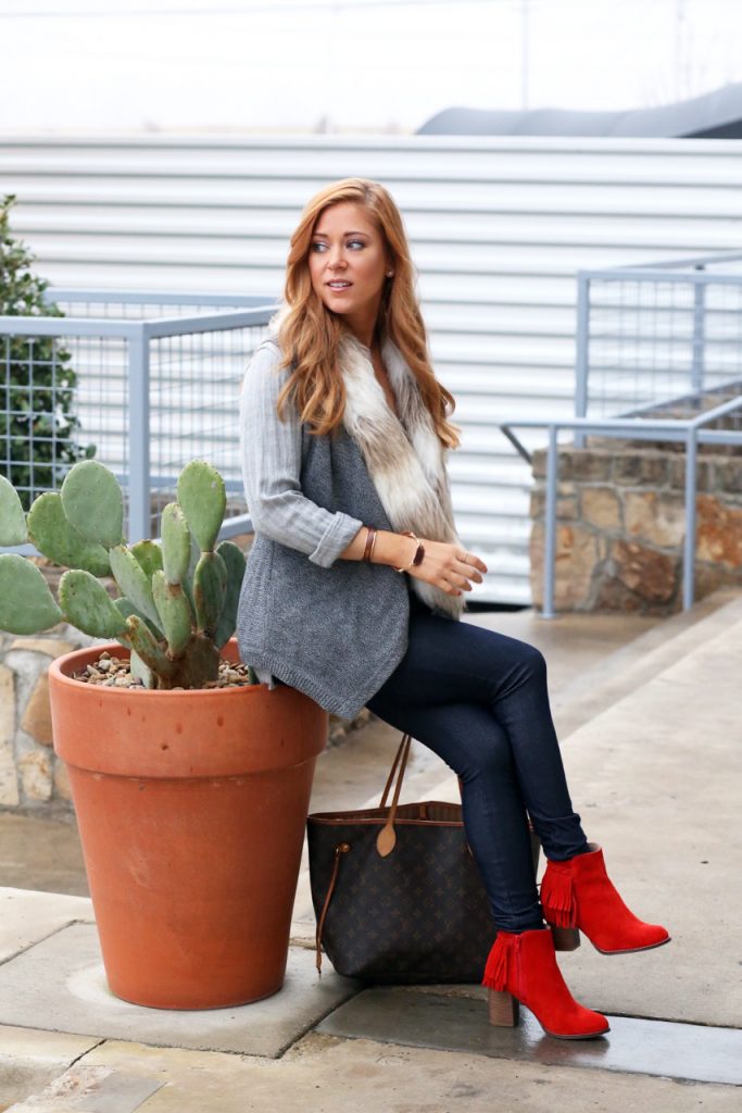 Hilary Kennedy Blog: // Rebel with Cause Red Fringe Boots