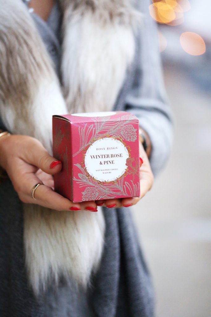 Hilary Kennedy Blog: // Rosy Rings Winter Rose & Pine candle